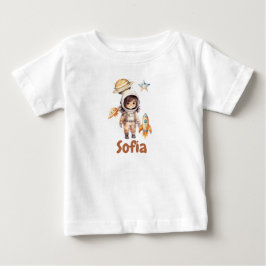 Söt astronaut Personlig rymdäventyr  T Shirt