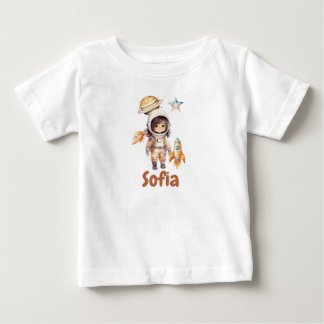 Söt astronaut Personlig rymdäventyr T Shirt