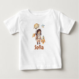 Söt astronaut Rymdäventyr personlig  T Shirt