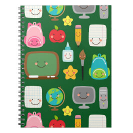 Söt åter till skolan Kawaii klassrumsartiklar Anteckningsbok
