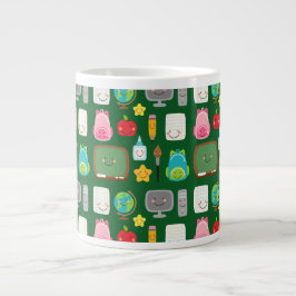 Söt åter till skolan klassrumsartiklar Kawaii-mugg Jumbo Mugg