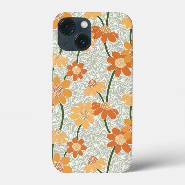 Söt återmuterade blommor från 1970-talet (Baksida)