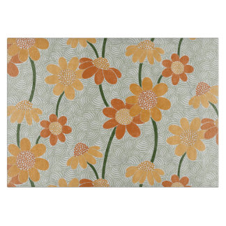 Söt återmuterade blommor från 1970-talet
