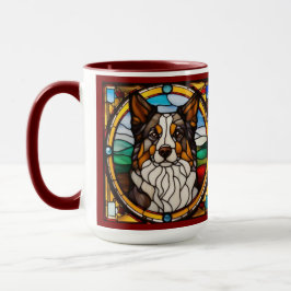Söt australian shepherd-drickskopp mugg
