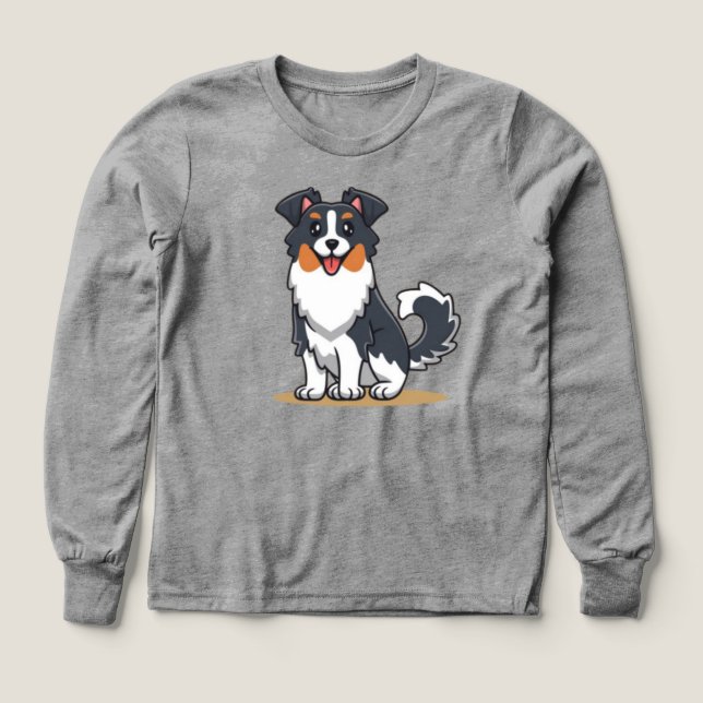 Söt australisk shepherd-23144 t shirt (Design framsida)