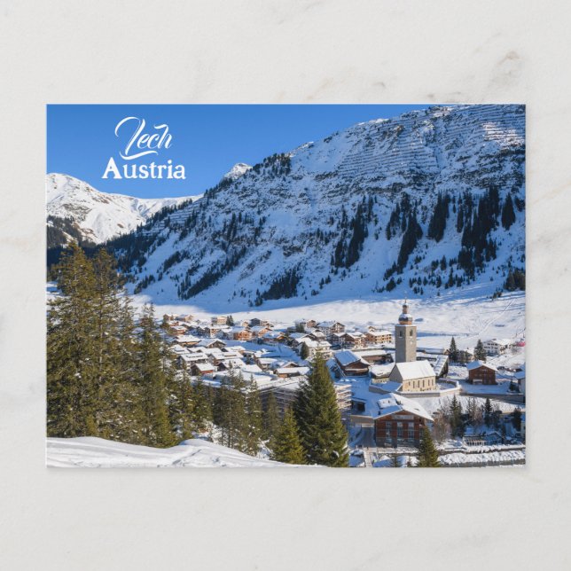 Söt Austria Lech am Arlberg Vorarlberg Vykort (Framsida)