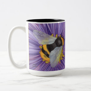 Söt av honungsbin Mugg Tea Kopp Gult Inside