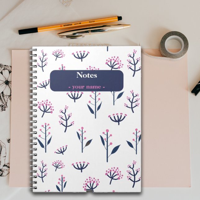 Söt av Mimosa-Blommigtar i College Stationery Anpa Anteckningsbok (Skapare uppladdad)