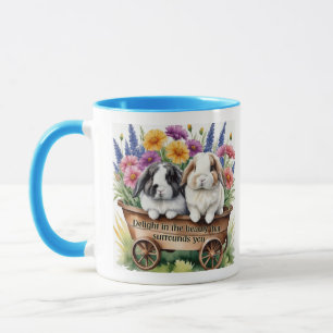 Söt av vackert Lop Bunny Rabbit Mugg