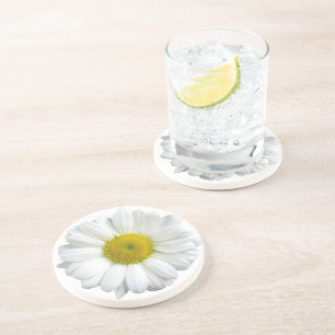 Söt av vit och Gult Daisy Underlägg