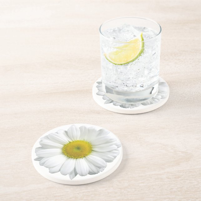 Söt av vit och Gult Daisy Underlägg (Sidan)