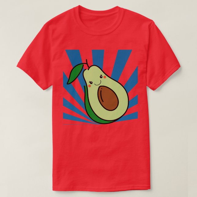 Söt Avocado 3 1 T Shirt (Design framsida)