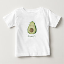 Söt Avocado Bebis 100 Procent Söt Typografi