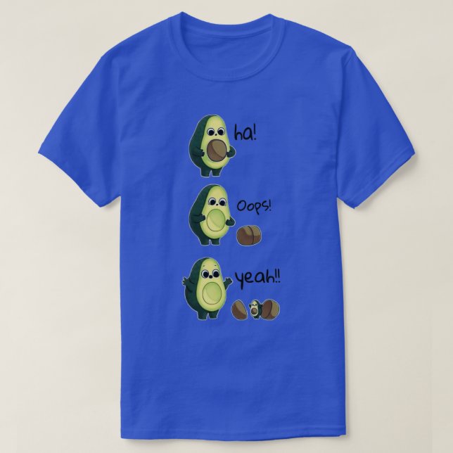 söt avocado roligt t shirt (Design framsida)