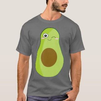 Söt avocado winking kawaii t shirt