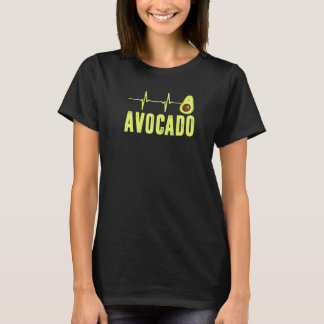 Söt Avokado Hjärtstart Vegan För Män Kvinnor Guaca T Shirt