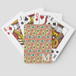 Söt Avokado och Koriander Matlagningsentusiast Casinokort