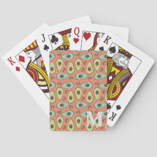 Söt Avokado och Koriander Matlagningsentusiast Casinokort