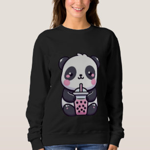 Söt Avslappnad Panda Tecknad Film – Bedårande Kawa T Shirt