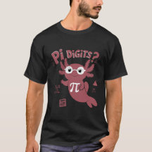 Söt axolotl älskare matematik, nuny Pi Day