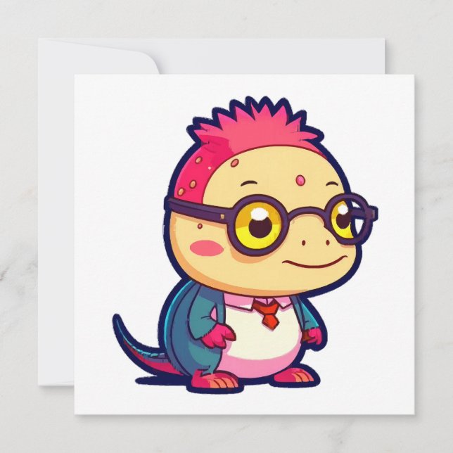 söt axolotl filosof (Framsida)