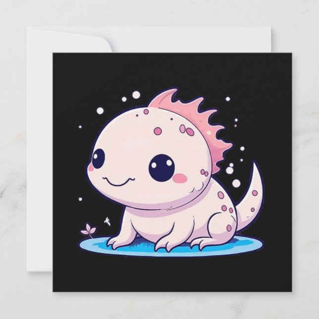 söt axolotl filosof (Framsida)
