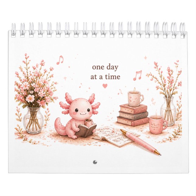 Söt Axolotl-kalender Kalender (Omslag)