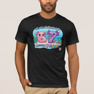 Söt Axolotl Nummer Math Puns T Shirt
