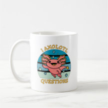 Söt Axolotl-pun I Axolotl-frågor Design