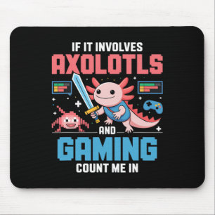 Söt Axolotl-spelartröja för pojkar och flickor Ani Musmatta