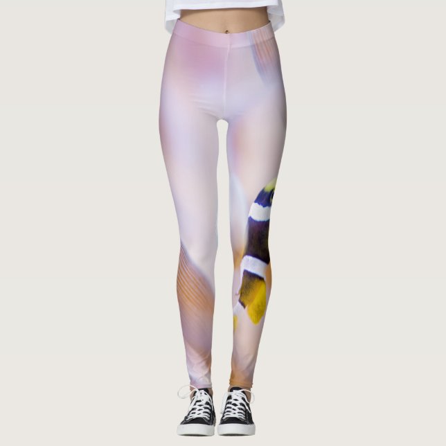 söt baby anemonfisk leggings (Framsida)