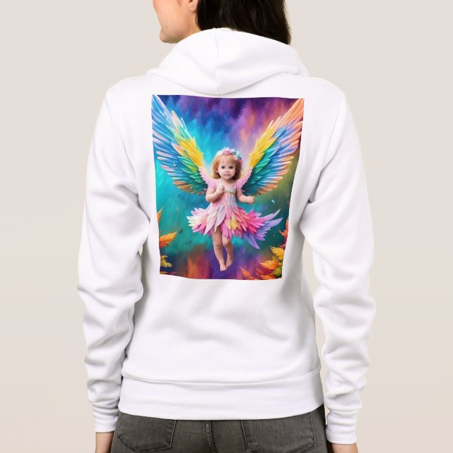 Söt baby ängelvinge konst-38424 t shirt (Baksida)