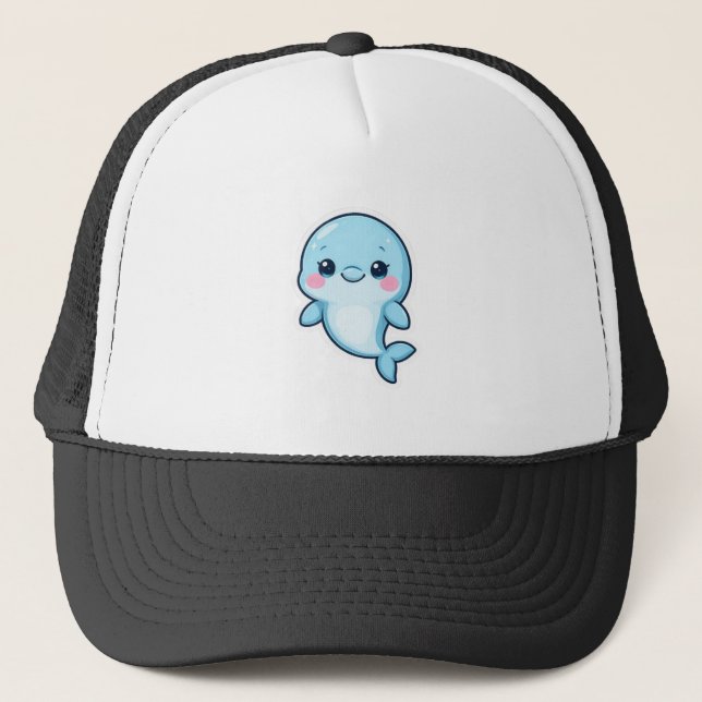 Söt Baby Blå Delfin Keps (Framsida)