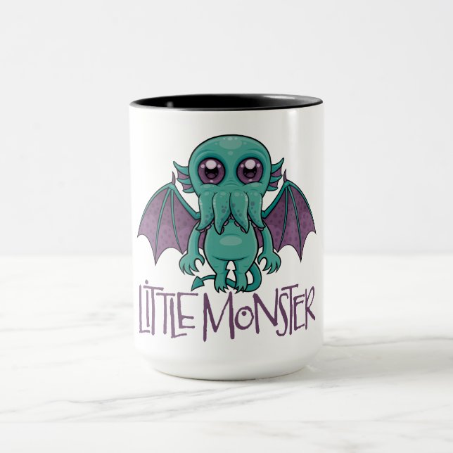 Söt Baby Cthulhu Liten Monster Mugg (Center)