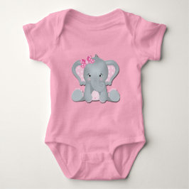 Söt baby elefant bodysuit t shirt