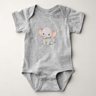 Söt baby elefant – Kläddesign för småbarn T Shirt