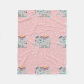 Söt baby elephant för barn fleecefilt