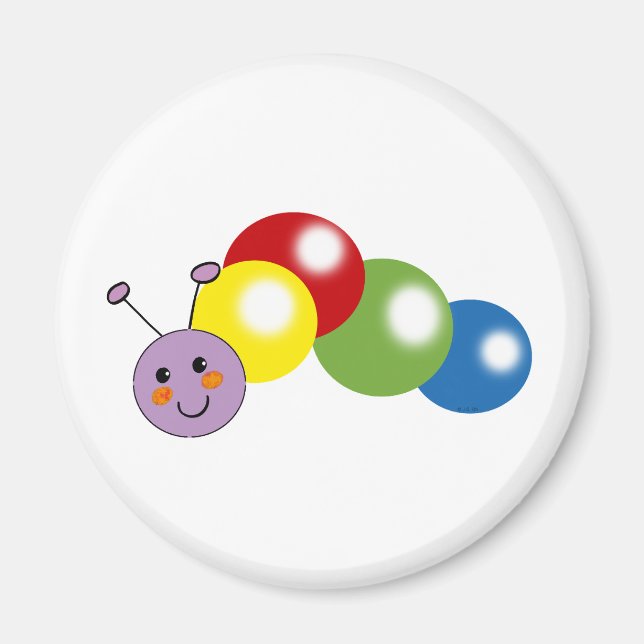 Söt baby-fiskpelare magnet (Framsidan)