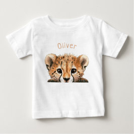 Söt Baby Gepard Personlig T Shirt