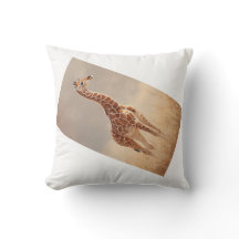 Söt baby-giraff-kastkudde
