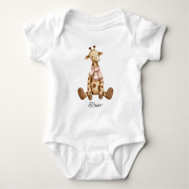 Söt baby-giraff med halsduk t shirt