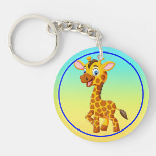 Söt baby-giraff som ler serie-35280