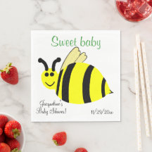 Söt Baby Gult Humla Baby Shower