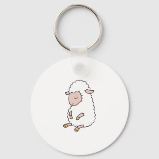 Söt baby lamm nyckelring