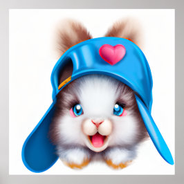 Söt Baby Love Kanin Poster