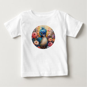 Söt baby påfågel t shirt