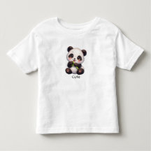 Söt baby-panda småbarn Kawaii Panda t-shirt