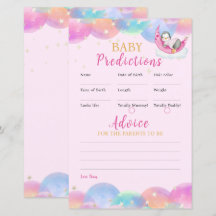 Söt baby pingvin Rosa baby shower spel
