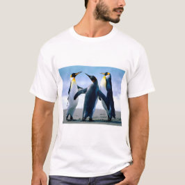 Söt baby pingvin vinterkonst t shirt