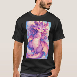 Söt Baby Rave Drak Anime Kawaii Konst 02 T Shirt